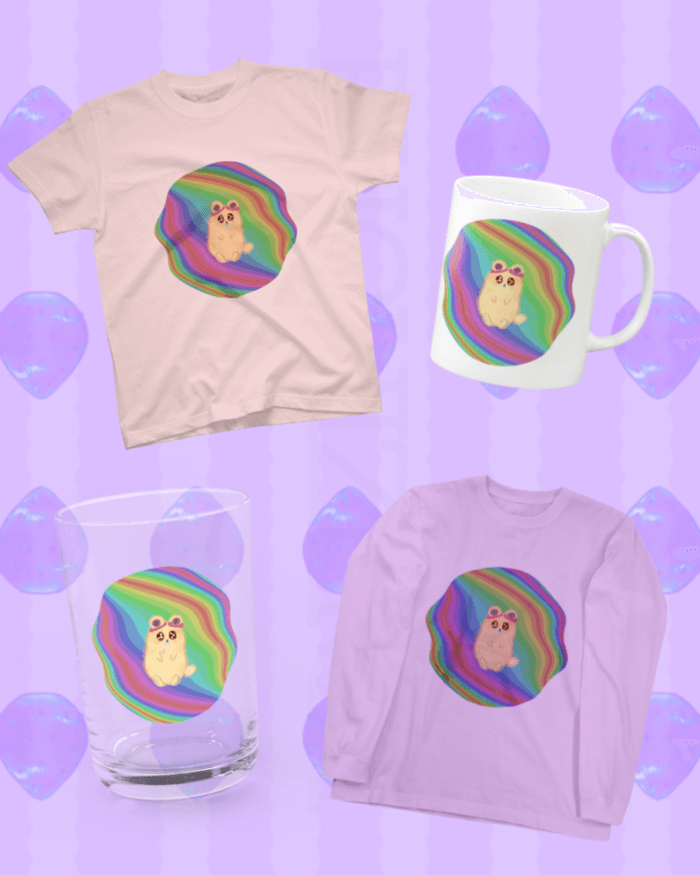 Danguma Rollie
・スタンダードTシャツ ふにゃふにゃまるのかたち 文字なしver.
・ロングスリーブTシャツ ふにゃふにゃまるのかたち 文字なしver.
・マグカップ ふにゃふにゃまるのかたち 文字なしver.
・グラス ふにゃふにゃまるのかたち 文字なしver.