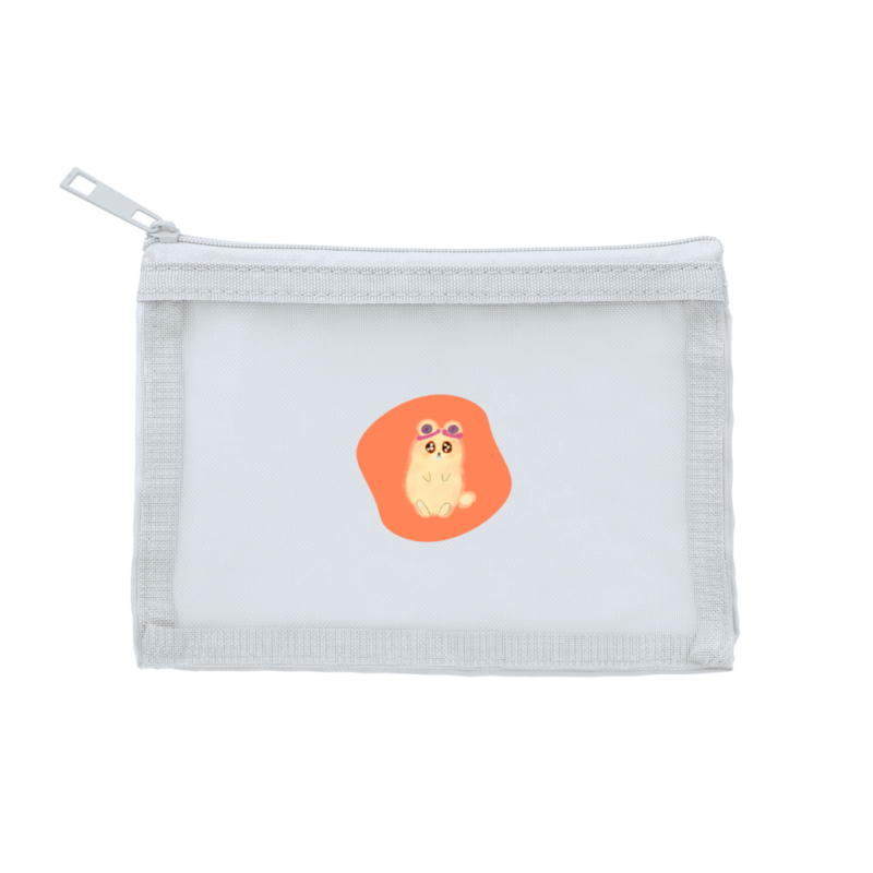 Danguma Rollie メッシュフラットポリポーチ（S）サックスブルー