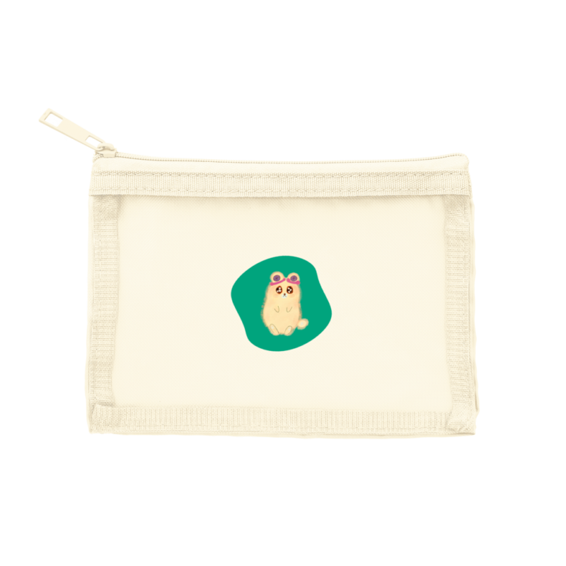 オフホワイト Danguma Rollie メッシュフラットポリポーチ(S)オフホワイト