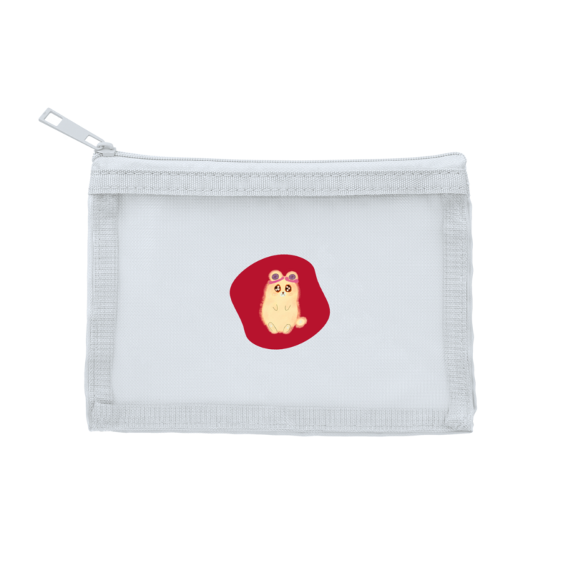 Danguma Rollie メッシュフラットポリポーチ（S）サックスブルー