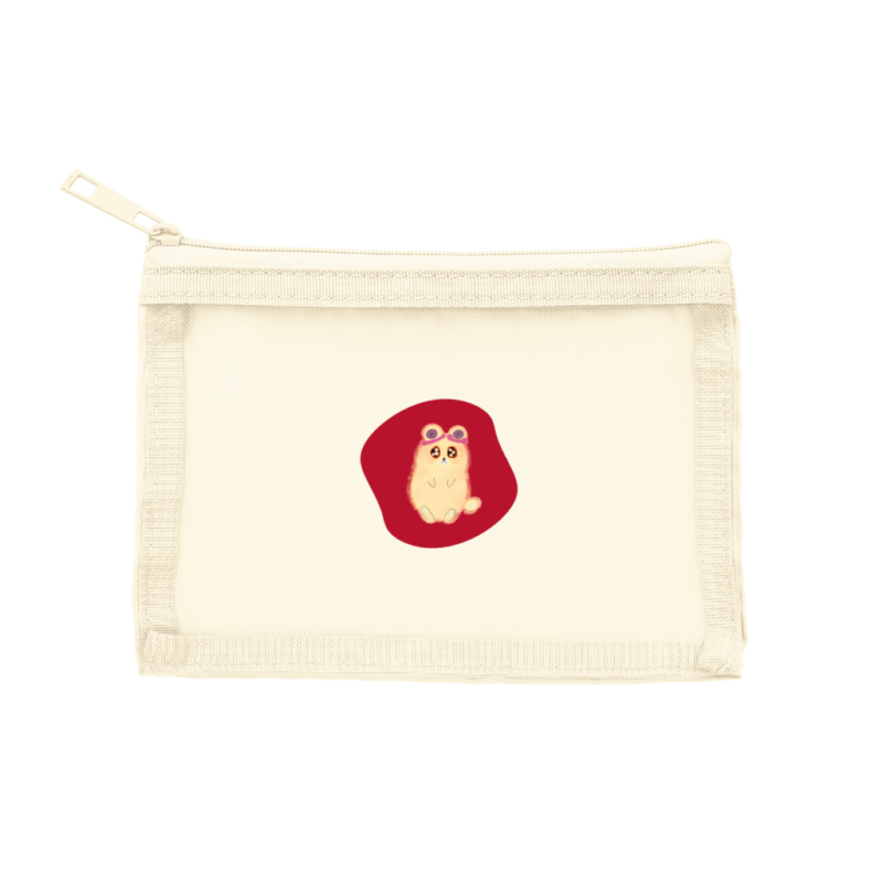 Danguma Rollie メッシュフラットポリポーチ（S）オフホワイト