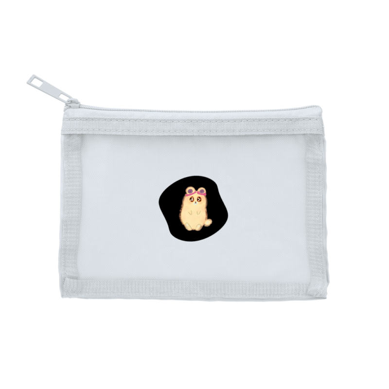 サックスブルー Danguma Rollie メッシュフラットポリポーチ(S)サックスブルー