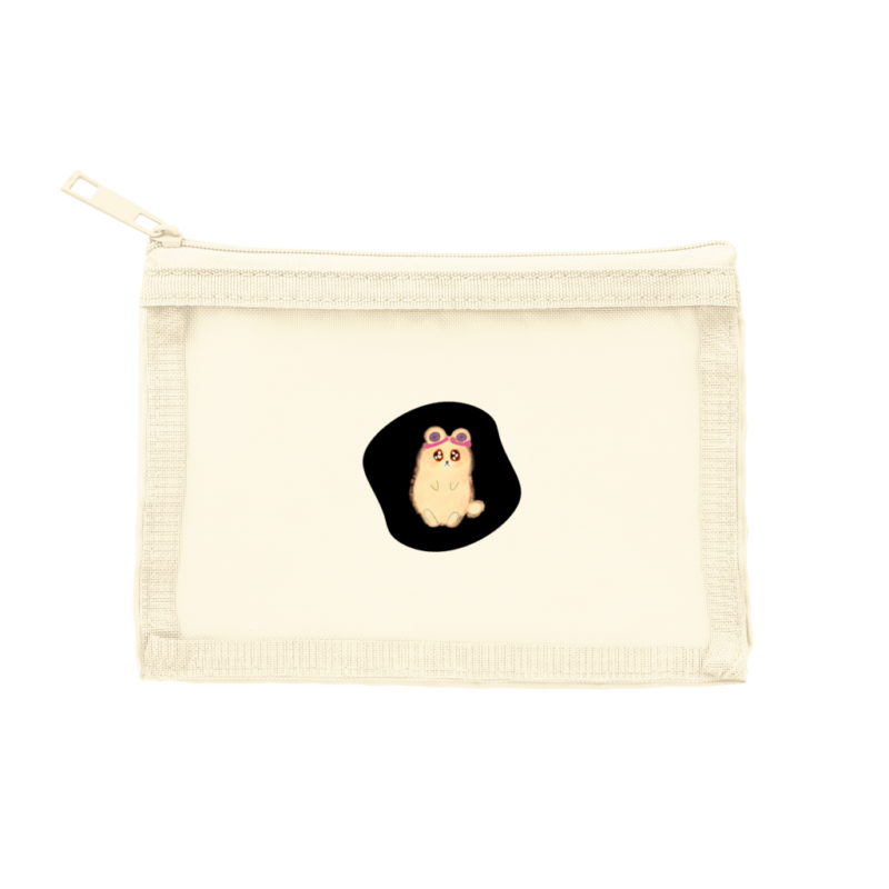 オフホワイト Danguma Rollie メッシュフラットポリポーチ(S)オフホワイト