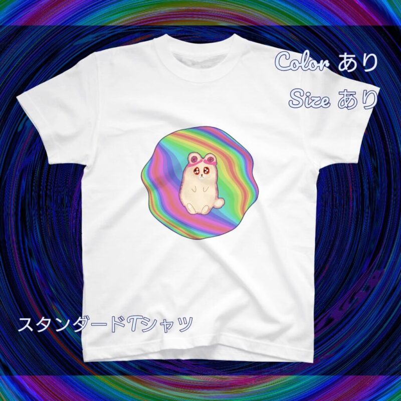 Rainbow No.20788900 フロントプリント スタンダードTシャツ